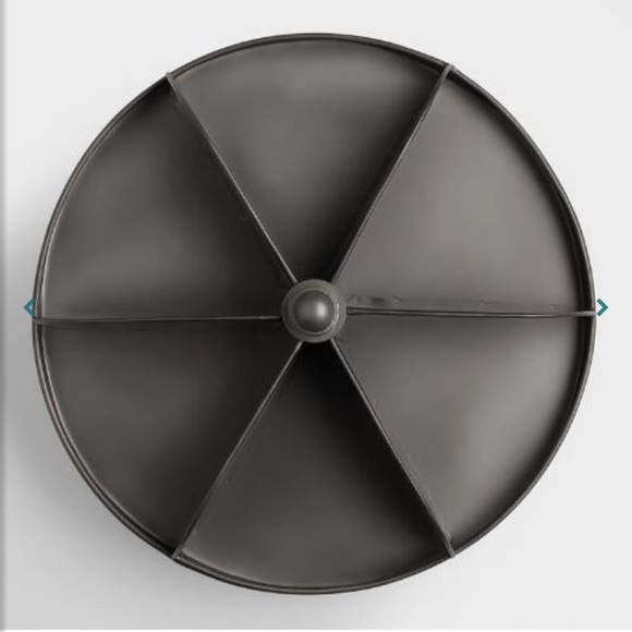 Cost Plus World Market Storage & Organization Galvanized Lazy Susan